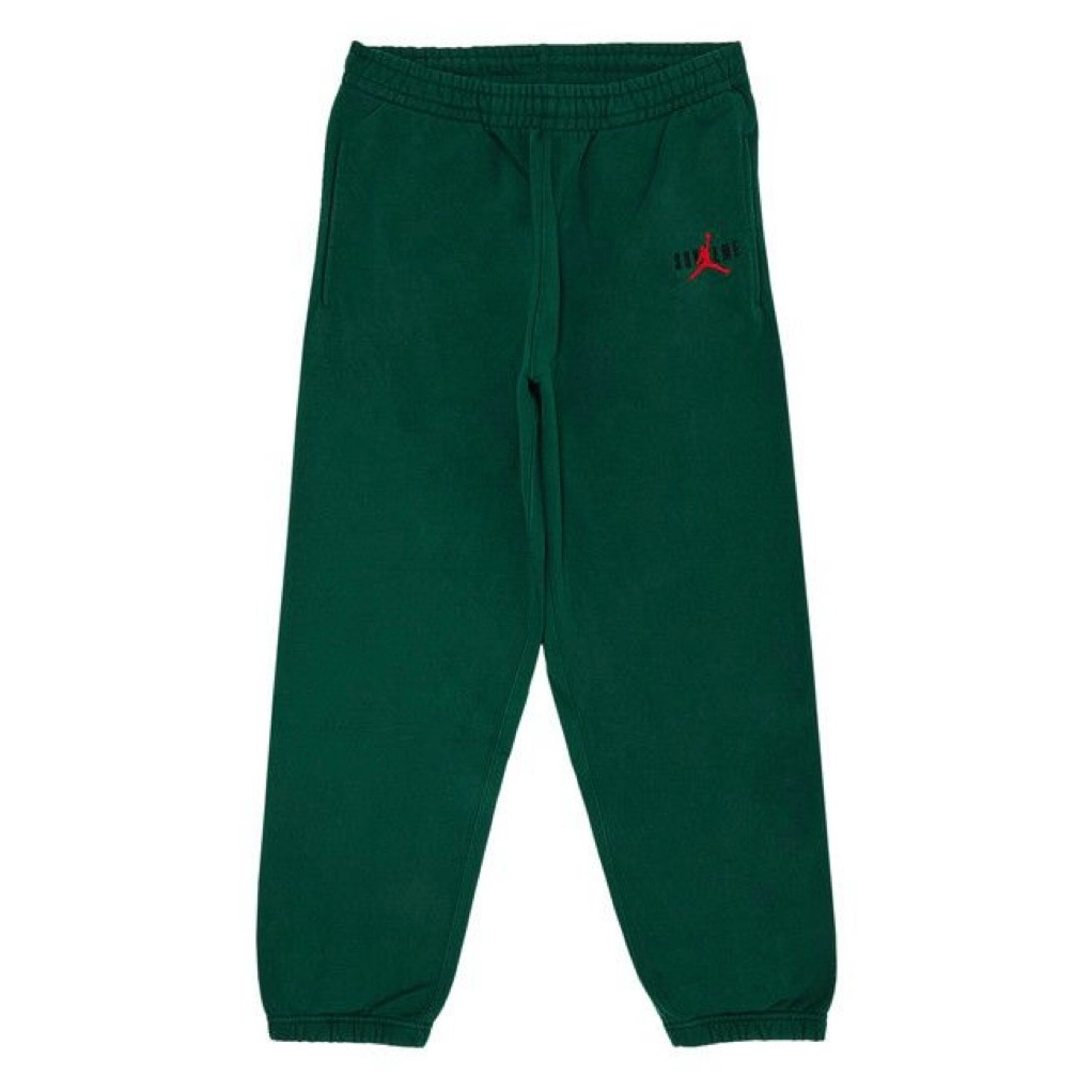 Supreme X Nike Air Jordan Sweatpants Green Jumpman Mens 2xl-Tall 2xlt Hf0838-341